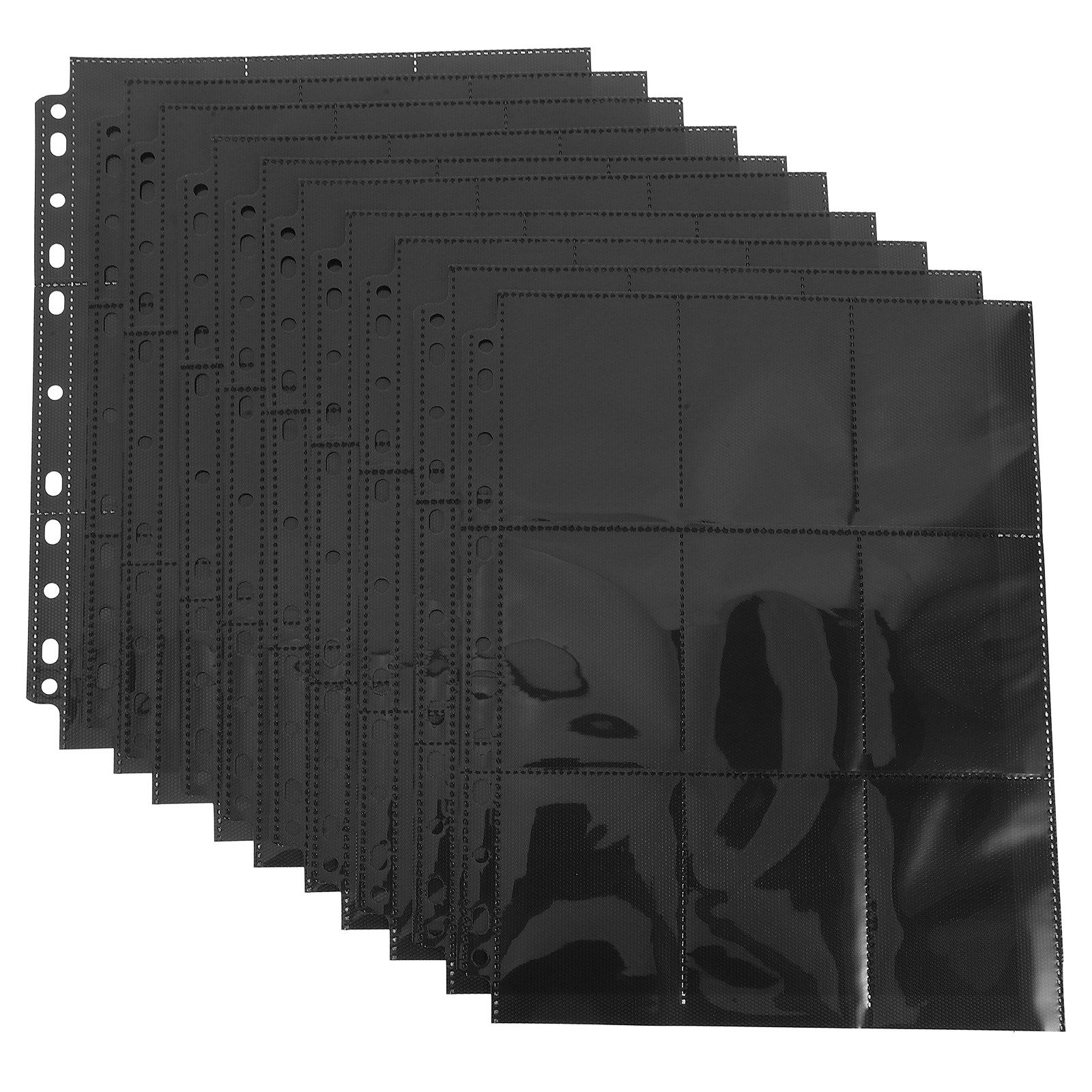 Trading Card Binder - ซองใส่การ์ดสองด้าน PVC ใส 10 แผ่น 18